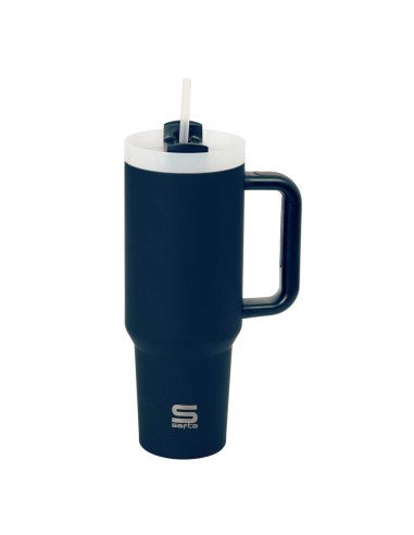 Vaso Termo Con Pajita Safta "Marino" | Reino Escolar: Mochilas y Regalos