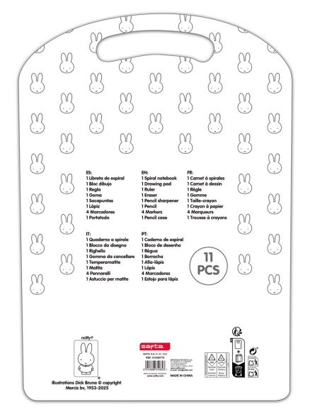 Set Escritura Miffy "Buddy" | Reino Escolar: Mochilas y Regalos