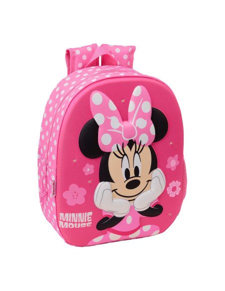 Mochila 3D Con Leds Minnie Mouse | Reino Escolar: Mochilas y Regalos