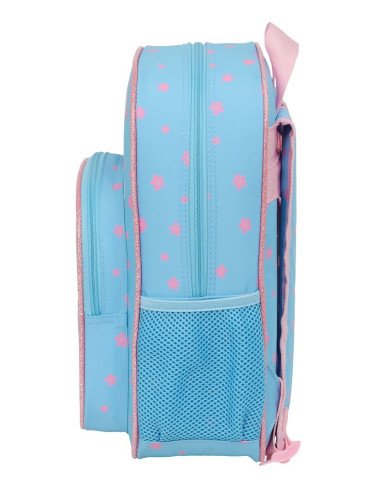 Mochila Infantil Adaptable a Carro Stitch "Happy" | Reino Escolar: Mochilas y Regalos