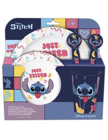 Set Micro Kids 5 Piezas En Estuche Stitch "Sweet" | Reino Escolar: Mochilas y Regalos