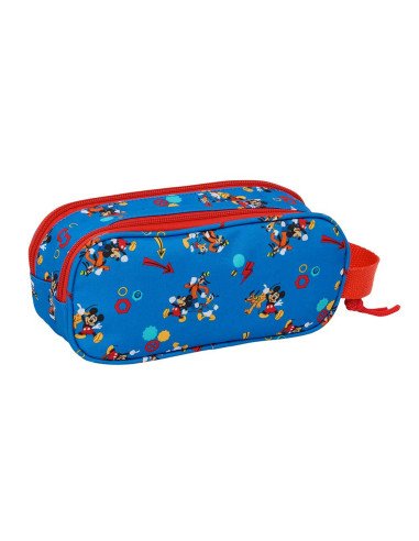 Portatodo Doble 3D Mickey Mouse | Reino Escolar: Mochilas y Regalos