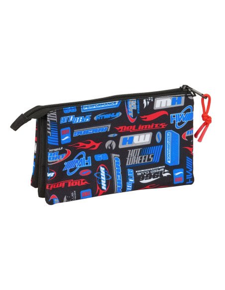 Portatodo Triple Hot Wheels | Reino Escolar: Mochilas y Regalos