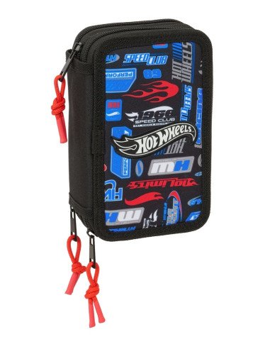 Plumier Triple 37 Pcs Hot Wheels | Reino Escolar: Mochilas y Regalos