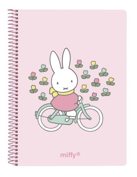 Bloc A6 120 Hojas Miffy "Flores" | Reino Escolar: Mochilas y Regalos