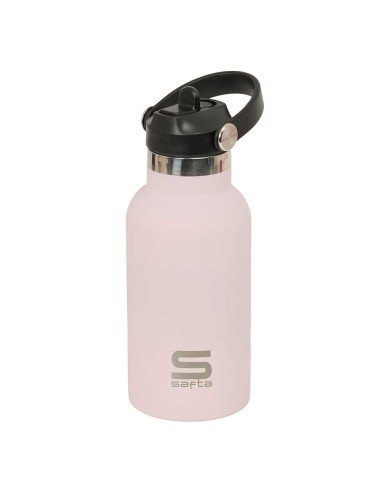 Botella Termo 350ml Safta Infantil "Rosa" | Reino Escolar: Mochilas y Regalos