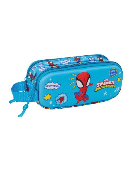 Portatodo Doble 3D Spidey | Reino Escolar