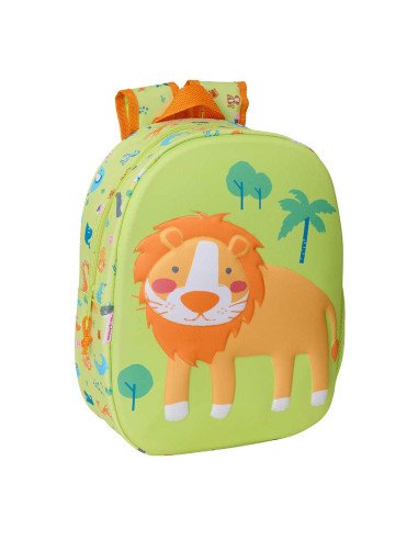 Mochila 3D Safta 3D Leon | Reino Escolar: Mochilas y Regalos