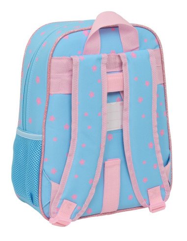 Mochila Infantil Adaptable a Carro Stitch "Happy" | Reino Escolar: Mochilas y Regalos