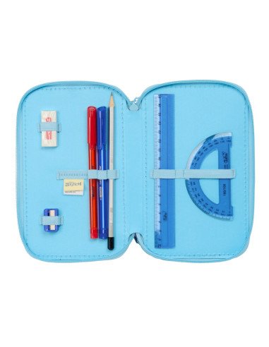 Plumier Triple 37 Pcs Stitch "Happy" | Reino Escolar: Mochilas y Regalos