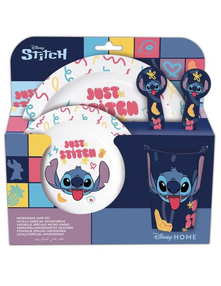 Set Micro Kids 5 Piezas En Estuche Stitch "Sweet" | Reino Escolar: Mochilas y Regalos