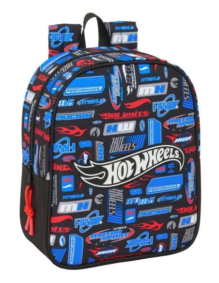 Mochila Guarderia Adaptable A Carro Hot Wheels | Reino Escolar: Mochilas y Regalos